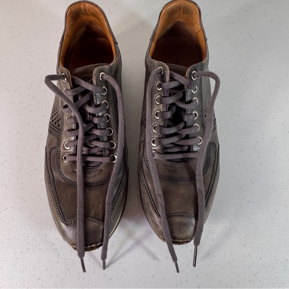 Magnanni Cristian 15745 Men's Grey Leather Sneakers Size 8.5 M - Picture 7 of 17